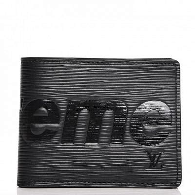 louis vuitton black supreme wallet